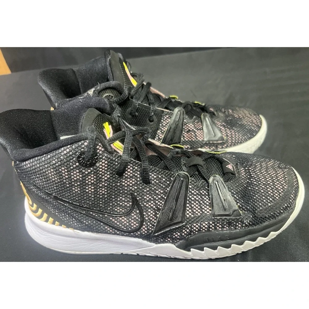 Nike Kyrie 7 GS Ripple Effect black - kids Size 4.5Y / women's 6 -‎ CT4080-015